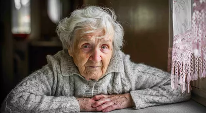 Geriatrie alte Frau